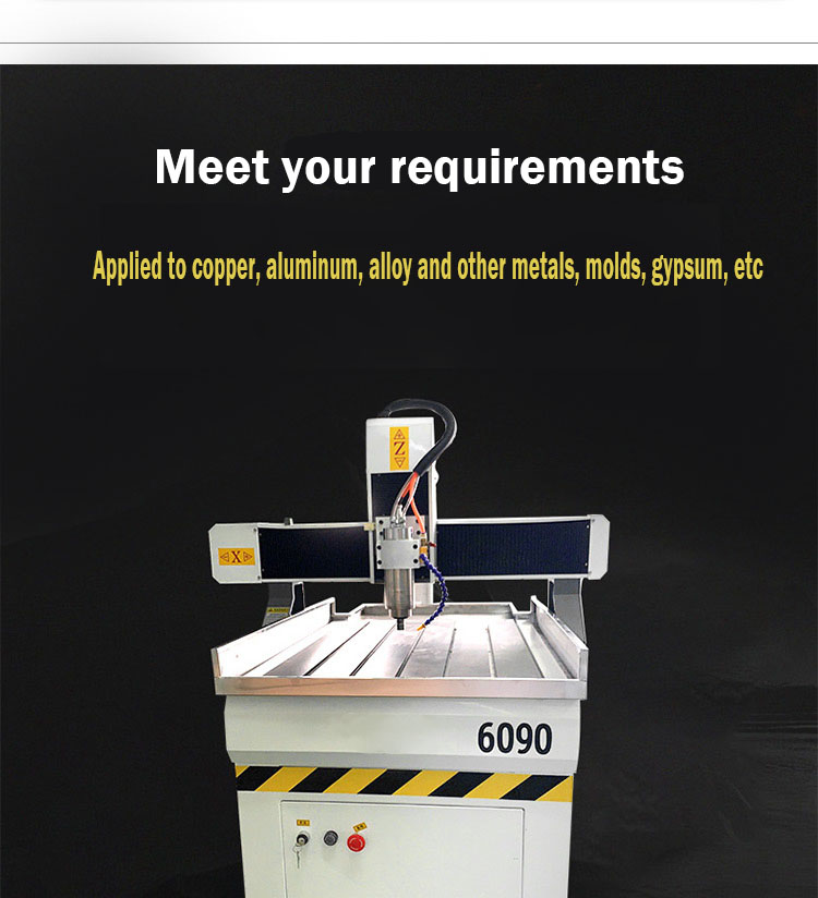 6 Head 6090 CNC Engraving Machine 4 Axis Cnc Wood Lathe Machine