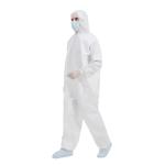 PPE Disposable Protective Coverall Waterproof White 25gsm-70gsm