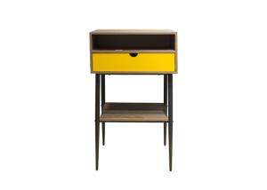 China 1 Storage Drawer Metal Tube Legs 105CM Bamboo Writing Desk wholesale
