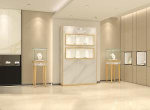 China Elegant Decorations Jewelry Store Showcases Kiosk For Jewelry 1000*350*1800mm wholesale