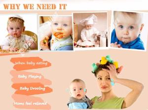 China Baby Paper Aprons NonWoven Disposable Paper Bibs WaterProof wholesale