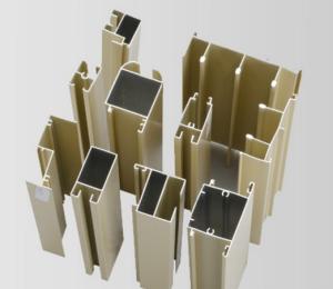 China Powder Painted / Anodized Aluminum Extrusion Profiles For Side Hung Doors wholesale