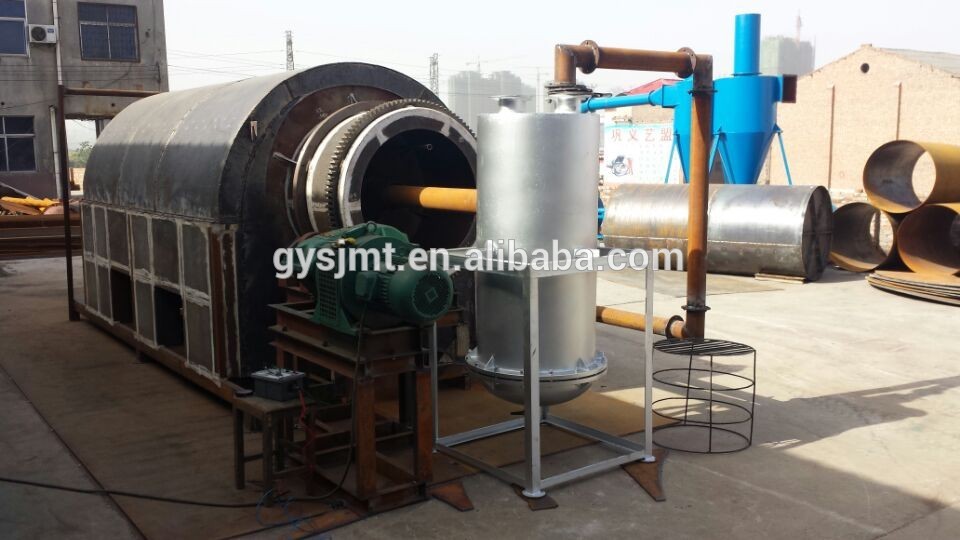 500kg/H Sanjin Gas Stove Coconut Shell Charcoal Carbonization Machine