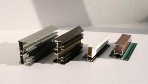 China Wooden Transfer 6000 Series Waterproof Aluminium Alloy Door And Window wholesale