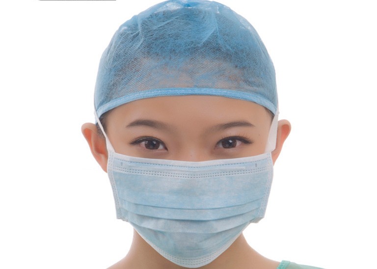 3 Ply Disposable Medical Face Mask EN149 With Nonwoven Ties