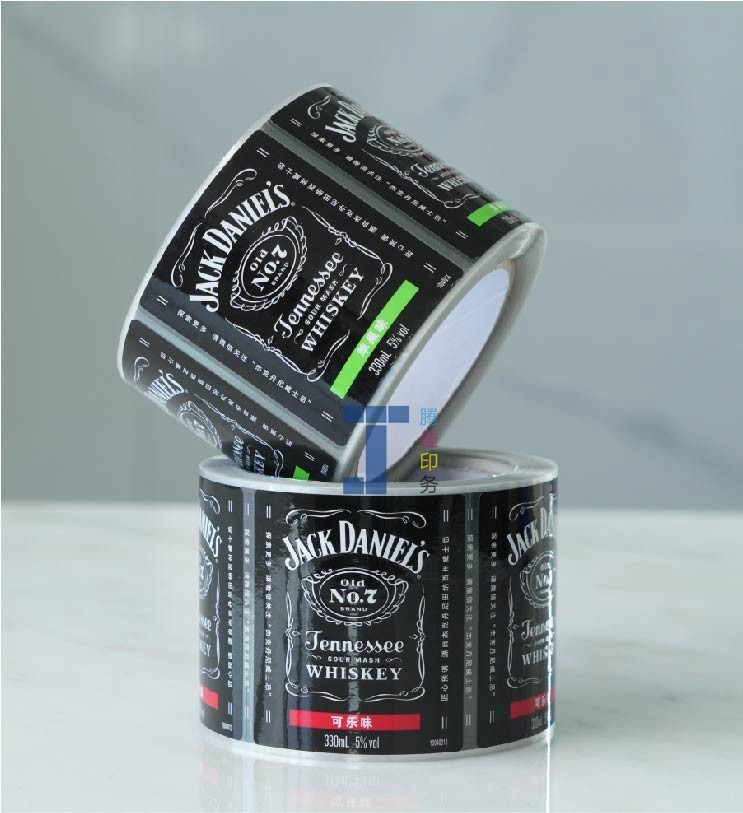 Matte Personalized Mini Wine Bottle Labels Rolls Sheets Packaging
