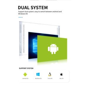 Easy Operation Smart Multi-Functional All In One Infrared Interactive Whiteboard