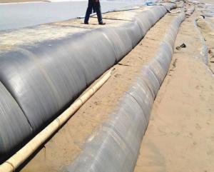 China Breakwater Embankment Cofferdam Geotextile Geotube Dewatering Bags Geo Container wholesale