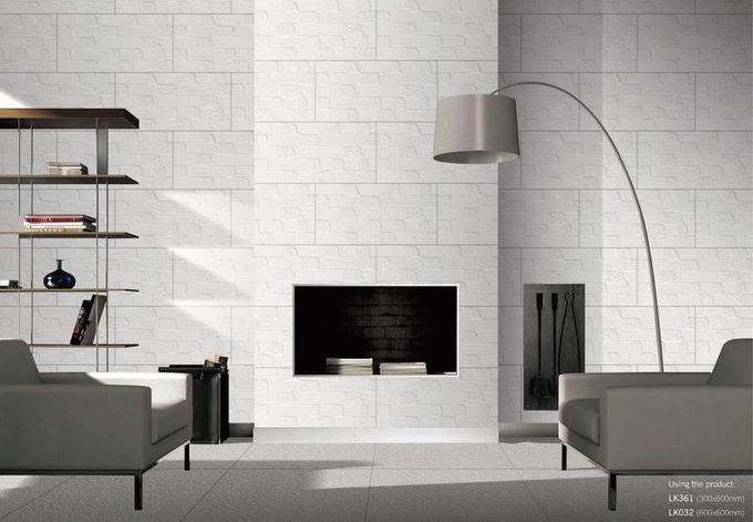 Grey Backgroud Tiles And Outdoor Wall 30x60cm Porcelain Full Body Tiles For House