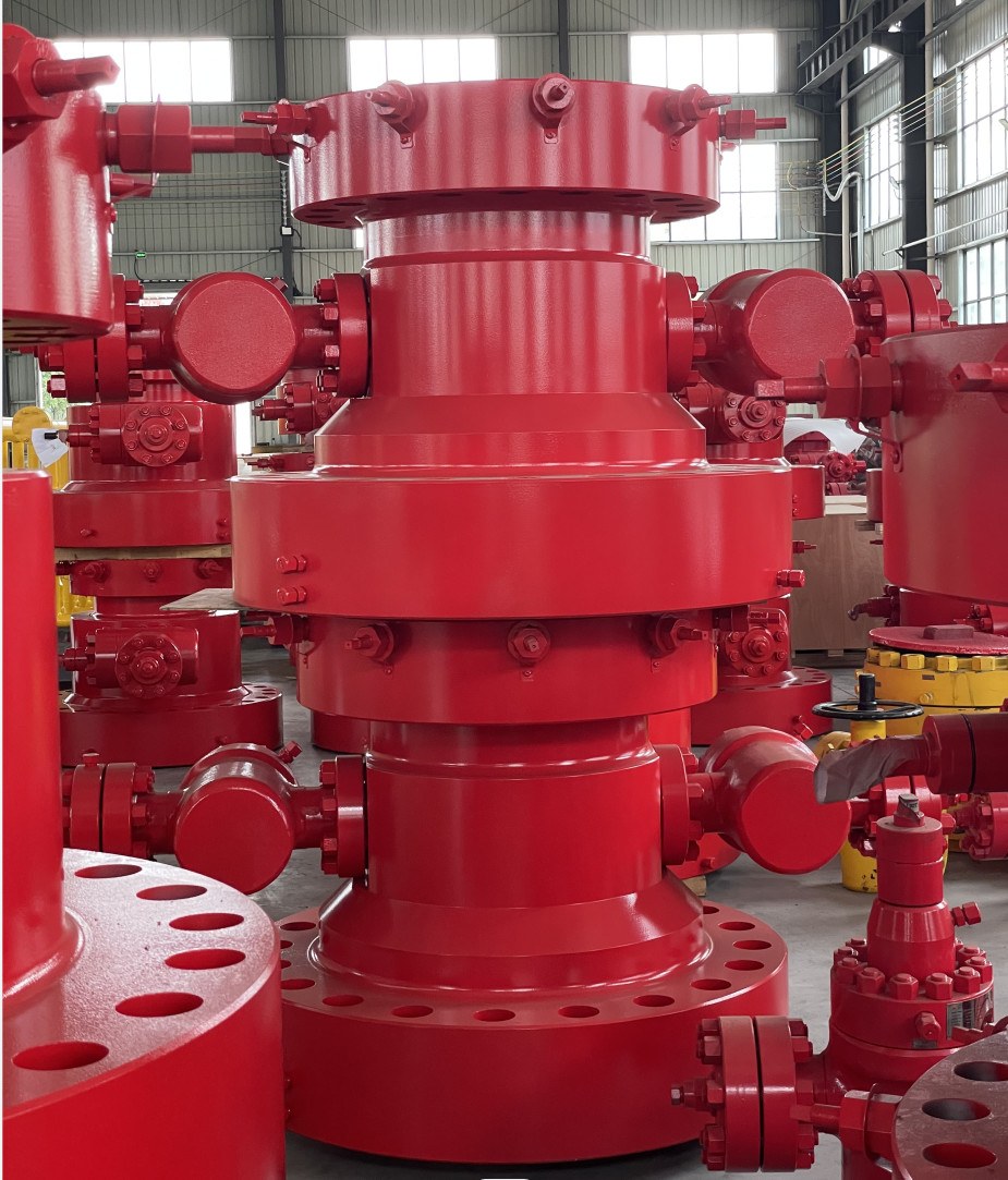 Ball Valve Wellhead Christmas Tree With 1 Monitor 2000psi Pressure Rating