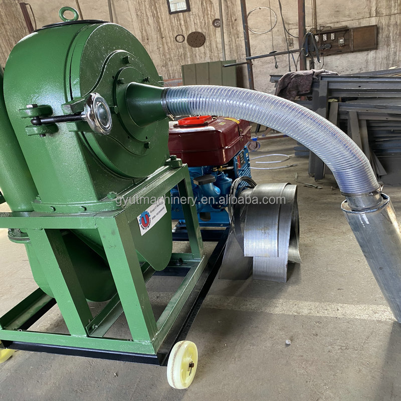 Self-suction Diesel Engine Corn Grain Milling Machine for Corn Soybean Feed Grinding