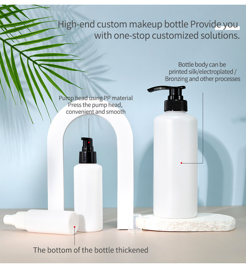 120ml 150ml 250ml 350ml 500ml Body Wash Bottles HDPE Empty Shampoo Bottles For Child