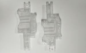 China Laser Carving Injection Molded Parts Plastic Injection Moulds HRC 32 wholesale