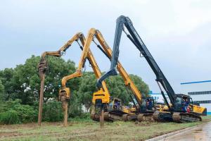 China 10 Meter Hydraulic Sheet Pile Driver With 20t Excavator wholesale