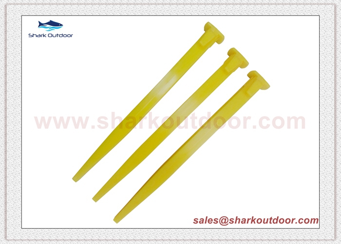 plastic tent peg stakes