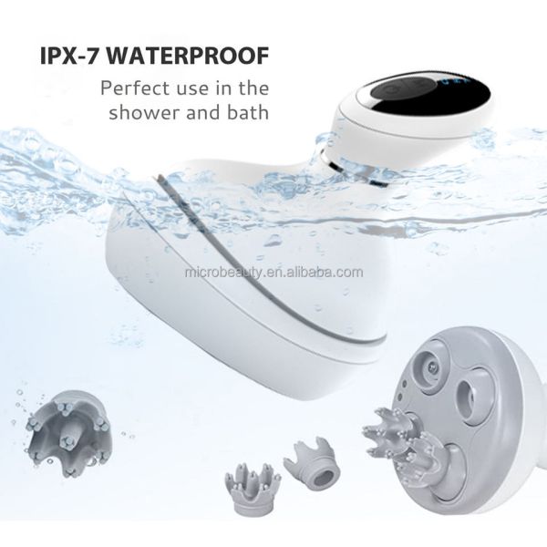 High Speed Vibration Head Scalp Massager Electric Silicone Hair Scalp Massager