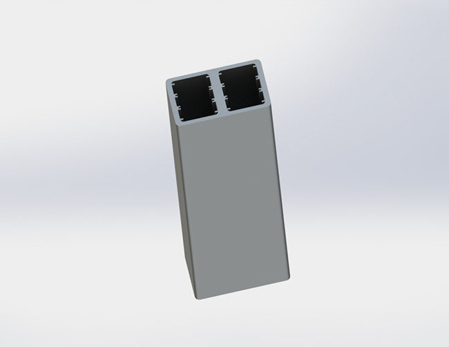6061 - T6 Mill Finished Aluminium Profile System , Alu Structural Profiles For Machine