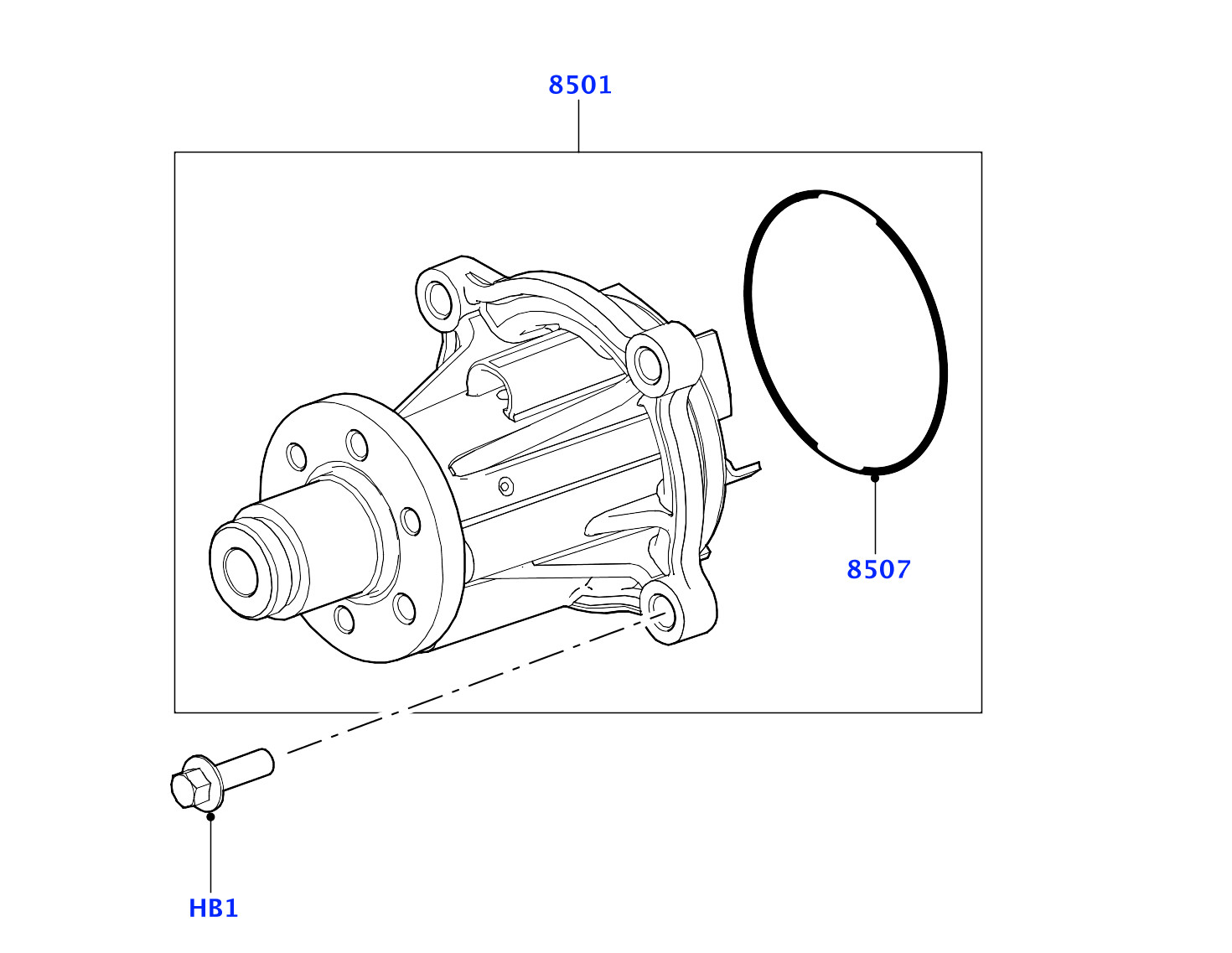 OEM LR006642 LR008145 WATER PUMP FOR LAND ROVER RANGE ROVER Ⅱ