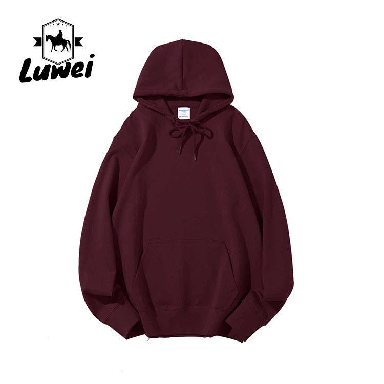 Embroidered Blank Felpa 80% Cotton 280g Sweatshirts Fitted Heavy Men Pullover Jumper Hoodies Cotton