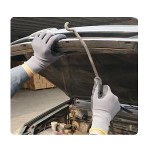 China Vehicle Repairing Cut Level 1 Seamless Nitrile Palm Hand Safety Gloves wholesale