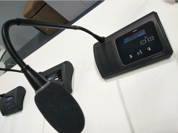 Conference Table Microphone System / Audio Meeting Room Microphone For Companies
