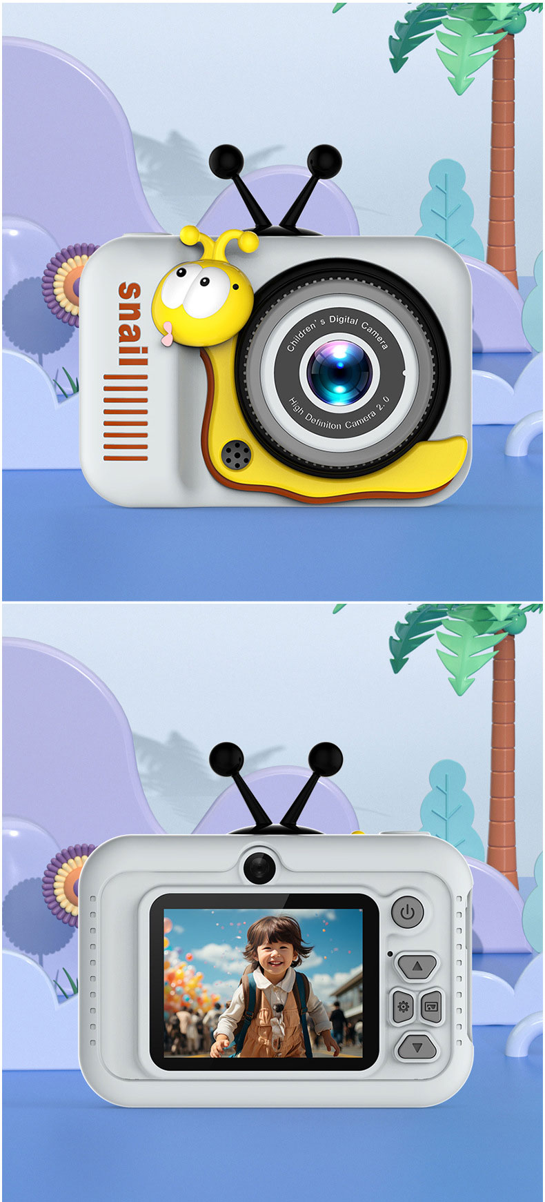 32MP Kids Digital Camera Perfect Birthday Gift for Children Aged 3-9 Unisex Toy Camera
