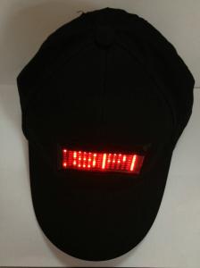 China Customized promotional baseball LED message cap red light wholesale