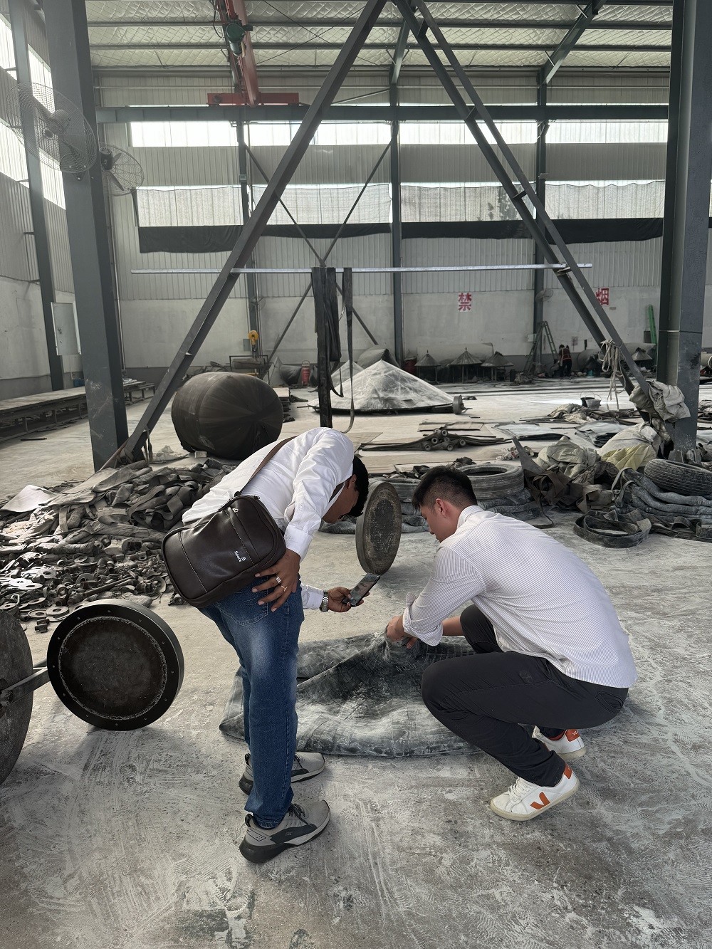 Natural Rubber Ship Launching Airbags For Marine