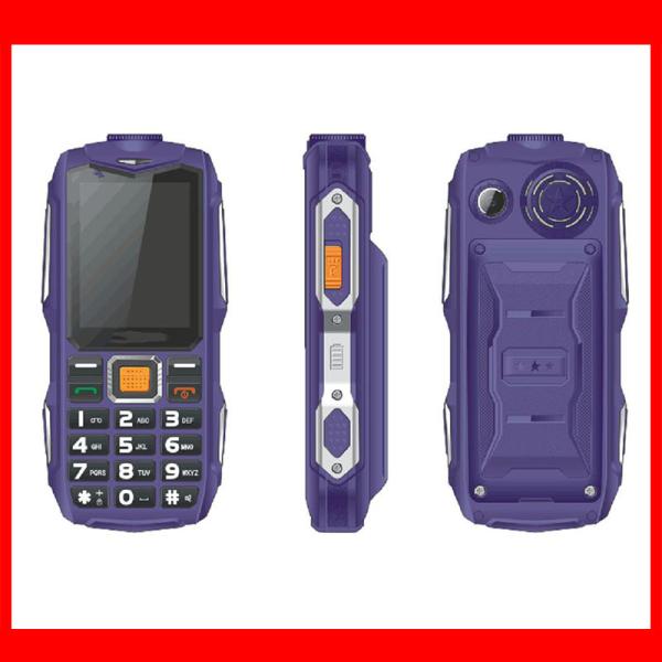 Factory wholesale high quality rugged phone .2400MAH 2.4inch waterproof Cell