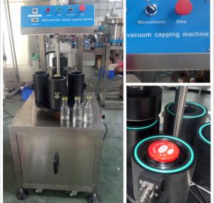 China Energy Saving Glass Bottle Cap Sealing Machine Convenient Adjustment wholesale