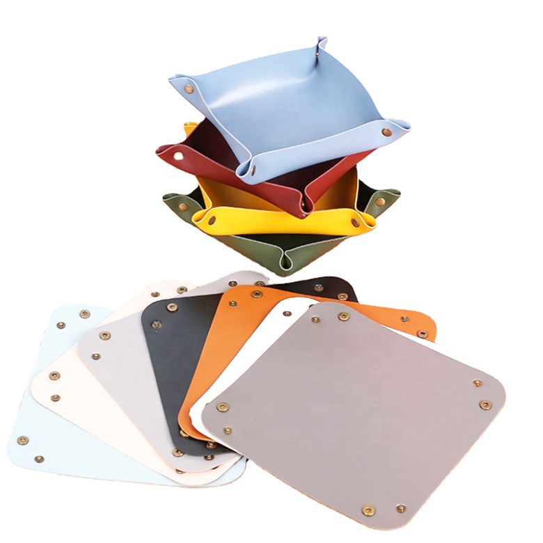 Multifunctional Washable PU Leather Portable Cosmetic Storage Box with 1-3L Capacity