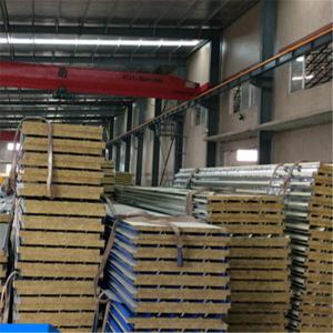 China 960mm fireproof rock wool sandwich panel construction materials in maldives wholesale