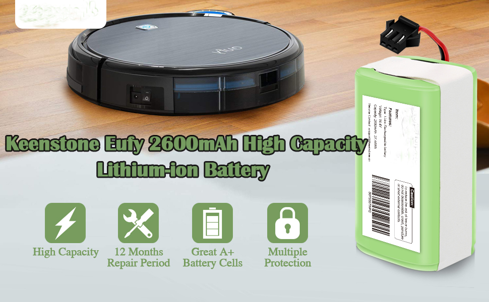 Ecovacs Deebot 2600mAh Lithium Ion Battery 14.4V Rechargeable Battery N79S