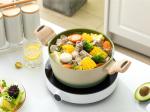 Heavy Duty Aluminum Casserole With Non Stick Interior