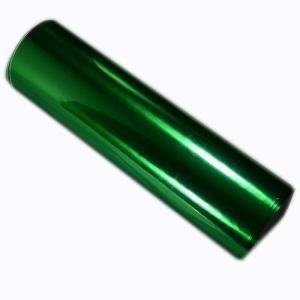 China Slidable Silver Green Chrome Car Vinyl Wrap Film Bubble Free wholesale