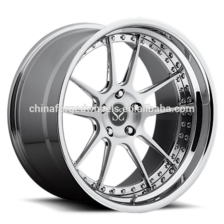 20inch Rims Polish Customized 2-PC Forged Alloy Rims For MERCEDES-BENZ / Rim 20" Forged Wheels