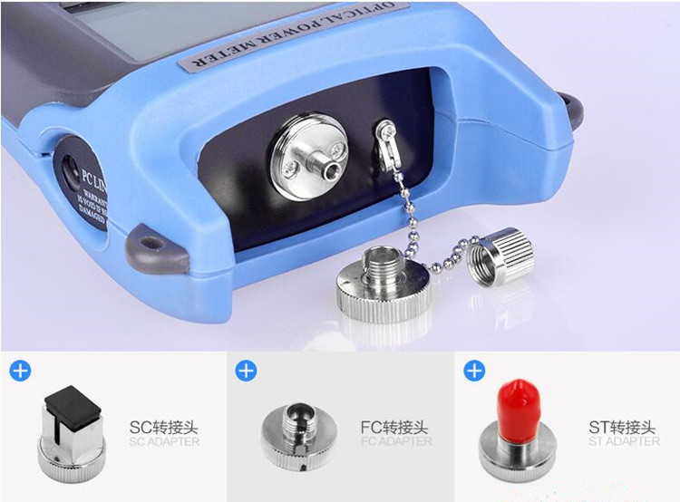 Handy Fiber Optic Power Meter Fiber Optic Cable Testing Tools For Ftth Solutions