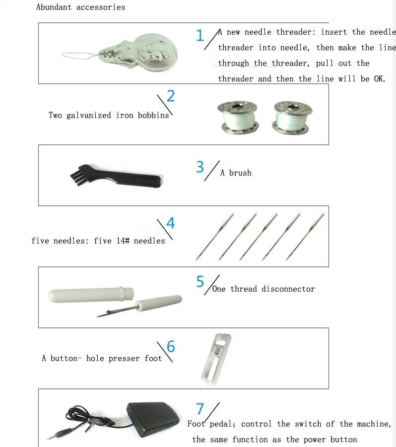 Adjustable Stitch Length Singer Sewing Machine for Garment Shirt in 21.4*13.4*25.3cm