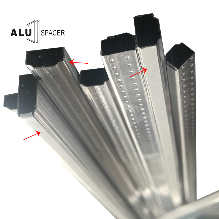 ABM Aluminum spacer bar with high adhesive butyl tape