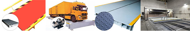 Electronic Truck Scale Weighbridge 100t Customizable With Digital Indicator Big Display