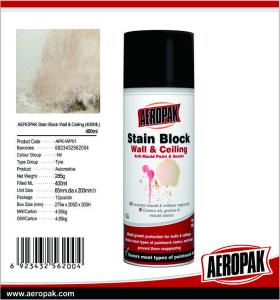 China Stain Block Aerosol Spray Paint Wall / Ceilling Anti Mould Paint Dry Place Storage wholesale