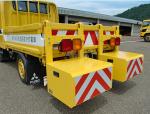 Traffic Yellow Rustproof Truck Mounted Crash Attenuator