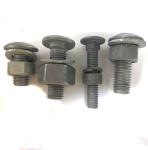 Custom Round Head Bolts Electro Galvanized Guardrail Bolts