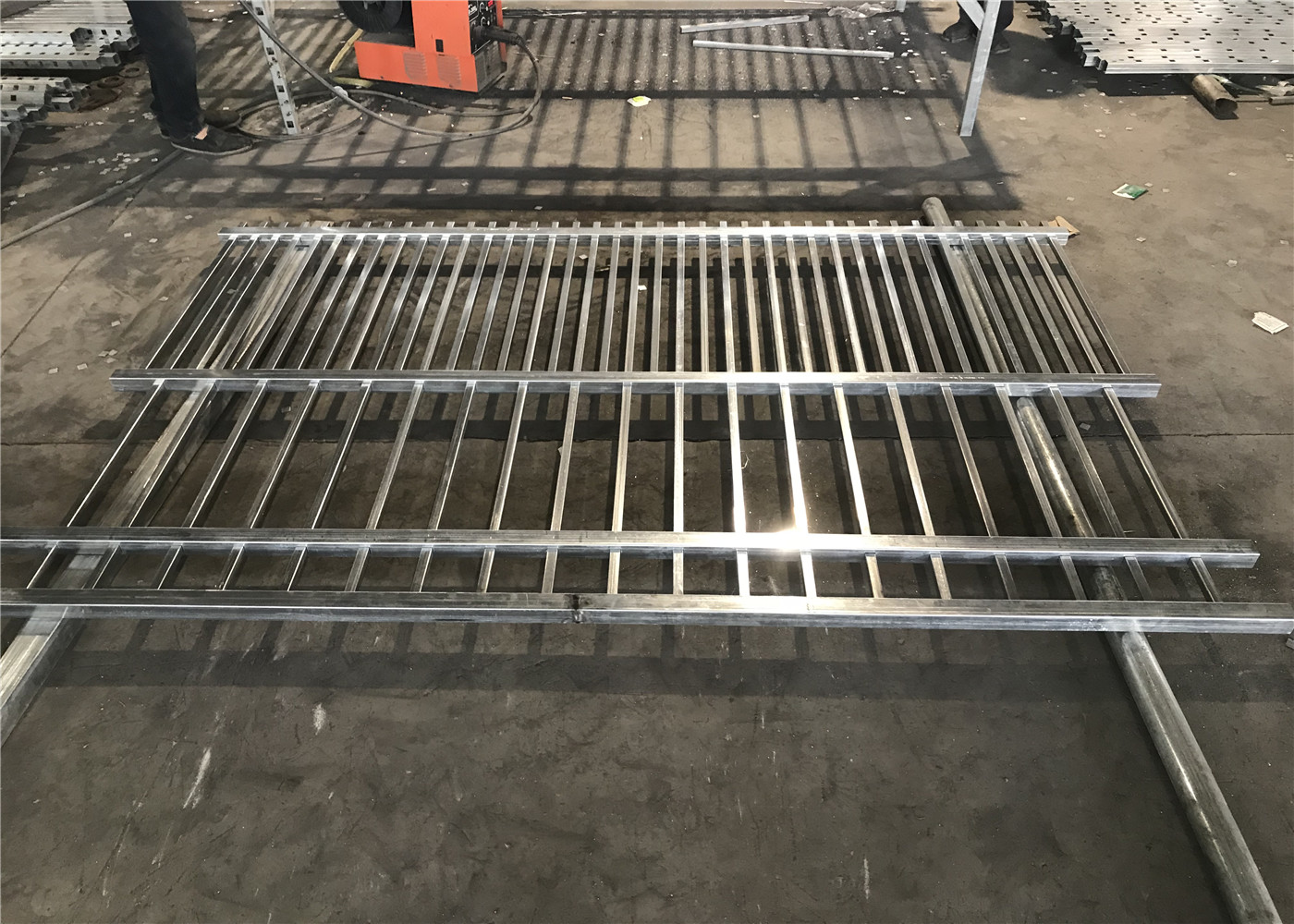 Diplomat Fencing Panels 2.1mtrs x 2.4mtrs Rail 45mm x 45mm Wall Thick 1.5mm Spacing 140mm