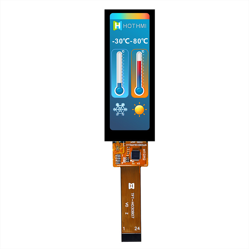 3.0 Inch 268x800 Strip Display Wide Temperature LCD TFT IPS Display Pcap Monitor