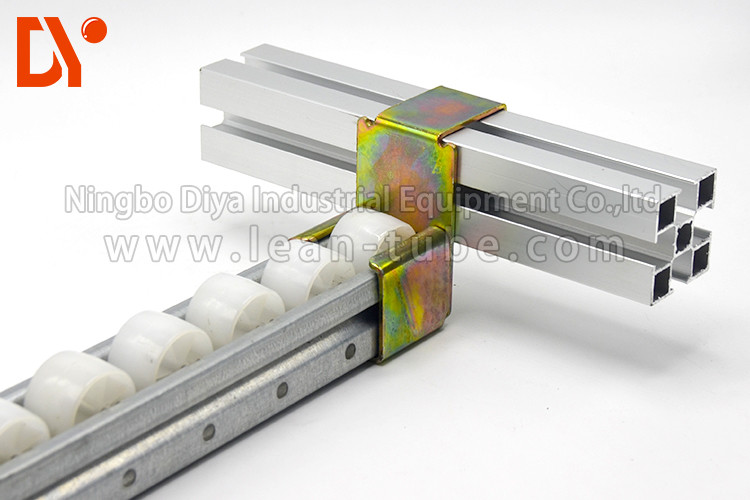 Galvanized Sheet Metal Connectors , Anti - Rust Sliding Track Hardware