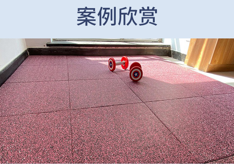 Wear Resistant Fitness Rubber Flooring Multiscene Practical For Gym