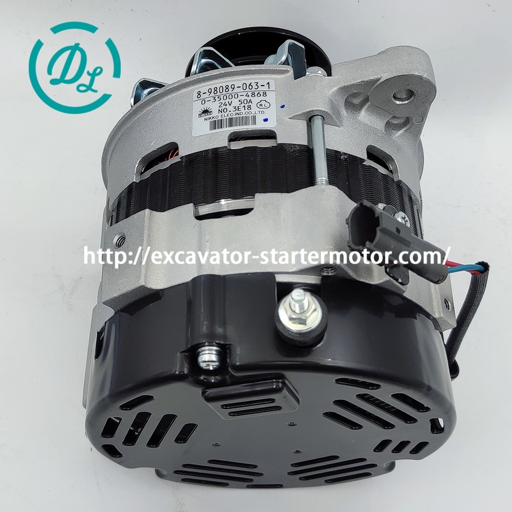 4LE2 Engine Alternator Excavator 0-35000-4868 8-98089063-0 SH75X-3B