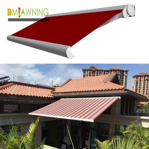 China Heavy duty all-card outdoor retractable awning a commercial awning for restaurants wholesale