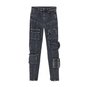 China Elastic Waist Cotton Slacks M Regular Fit wholesale